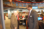 Dr. Bill Friday in the WRAL newsroom