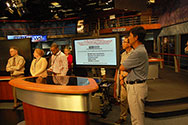 Newsroom tour