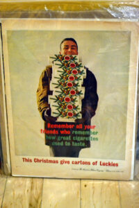 Lucky Strike Xmas Memorabilia