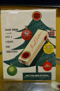 Lucky Strike Xmas Memorabilia