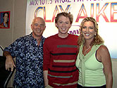 Clay Aiken w/ MIX's Bill & Sheri