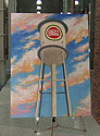 Lucky Strike Watertower painting