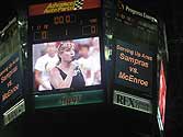 Sheri Logan on Jumbotron