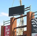 Durham Bulls Video Board Installation