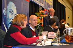 Rabbi Lucy Dinner & Shawheen James