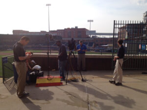 Live shot at the DBAP