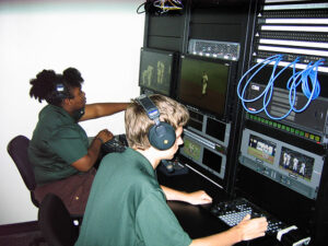 Bulls' Video Control Room