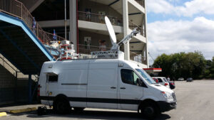 WRAL satellite truck