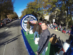 WRAL-TV float