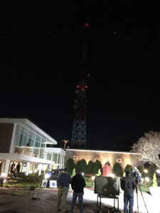 WRAL Tower Lighting