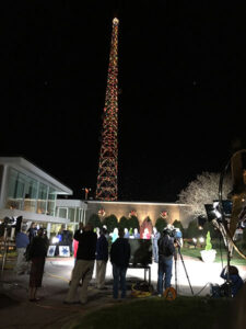 WRAL Tower Lighting