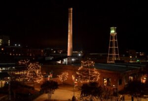 2014 American Tobacco Tower Lighting