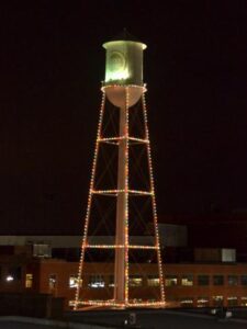 2014 American Tobacco Tower Lighting