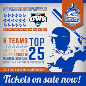 ACC Baseball Championship  Tickets at DBAP