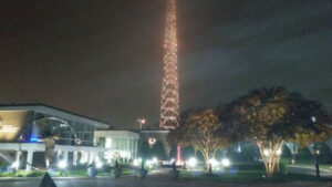 WRAL-TV Tower Lighting 2015