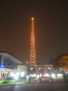 WRAL-TV Tower Lighting 2015