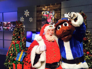 Santa & Wool E. Bull