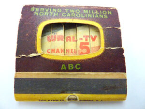 WRAL ABC matchbook