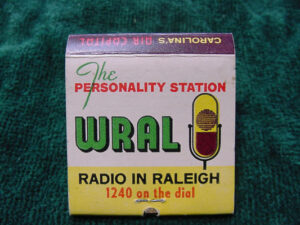 WRAL NBC matchbook