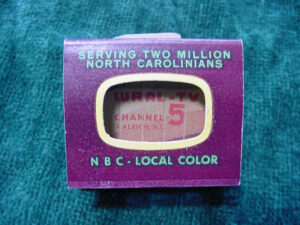 WRAL NBC matchbook