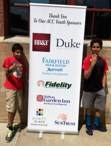 Kids at the Bulls and ACC Baseball Tournament