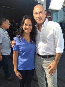 Renee Chou & Matt Lauer