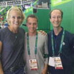 Dara Torres, Swedish commentator & Patrick Kinas