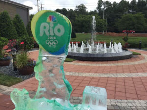 WRAL Rio ice sculpture