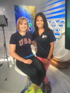 Katie Ledecky & Renee Chou