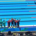 American 4x100 free relay team