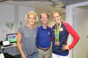 Dara Torres, Patrick Kinas & Dana Vollmer