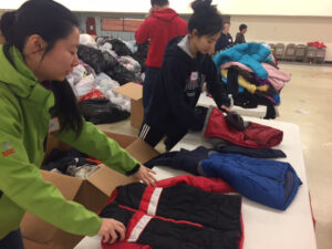 WRAL-TV Coats sorting