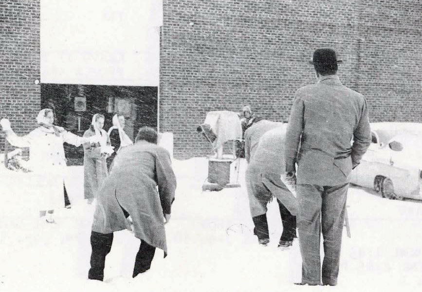 Snow at WRAL, 1959