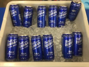 Bull Durham Beer cans