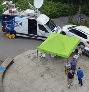 WRAL at Clingman's Dome