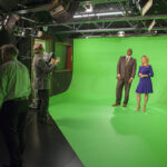 WRAL-TV virtual reality set