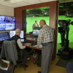 WRAL-TV virtual reality set