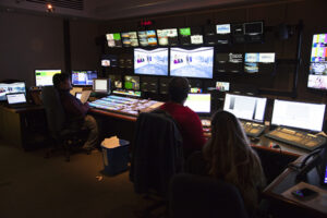 WRAL-TV virtual reality set