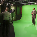 WRAL-TV virtual reality set