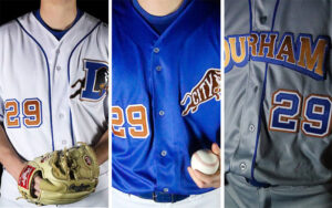 Durham Bulls uniforms