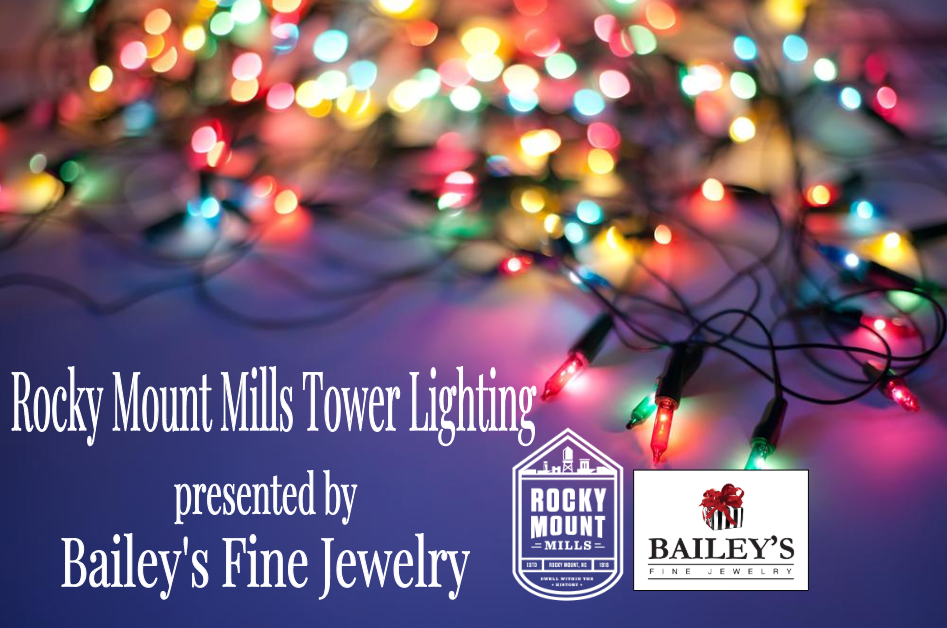 Rocky Mount Mills Tower Lighting