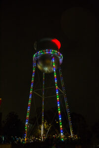 Rocky Mount Mills Tower Lighting