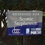 Scottie Stephenson's Parking Space at CBC