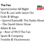 The New 99.9 The Fan Lineup