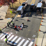 American Tobacco crosswalk art