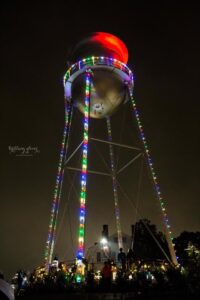 Rocky Mount Mills Tower Lighting