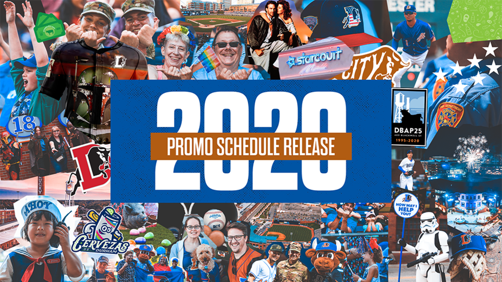 Durham Bulls 2020 Promotional Schedule