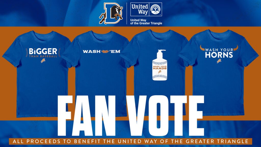 Durham Bulls shirt options