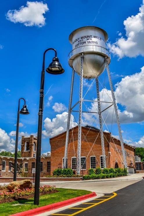 Rocky Mount Mills water tower