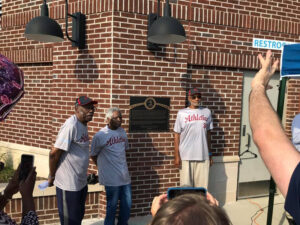 The Athletics Plaque Dedication